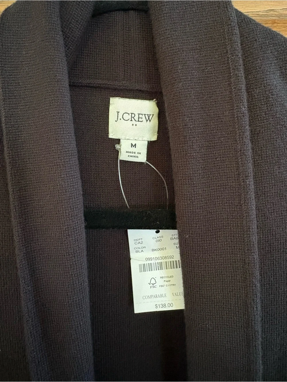 J. Crew heavy knit